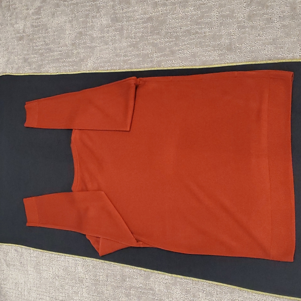 COPY - NWOT Checked Ridges Sweater Red Color - Picture 7 of 8